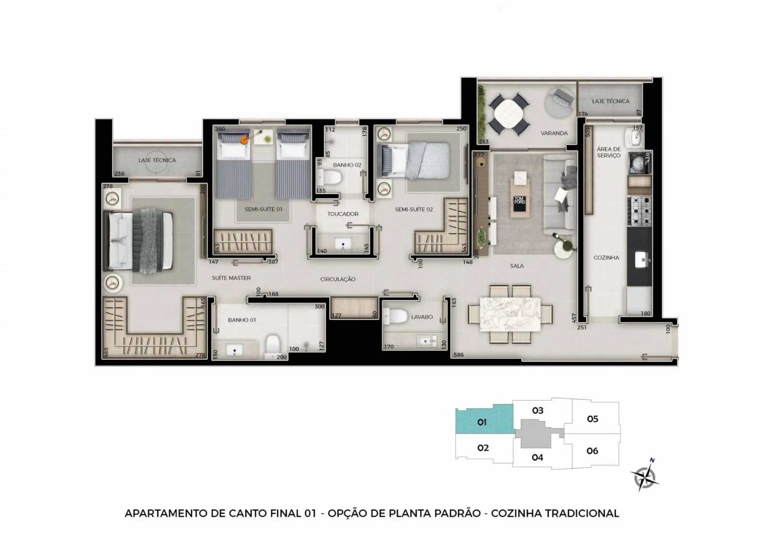 Planta - Ilha Bela Residence - Guará I | 3 quartos | Pronto para morar - Ricardo Passos - Corretor de Imóveis