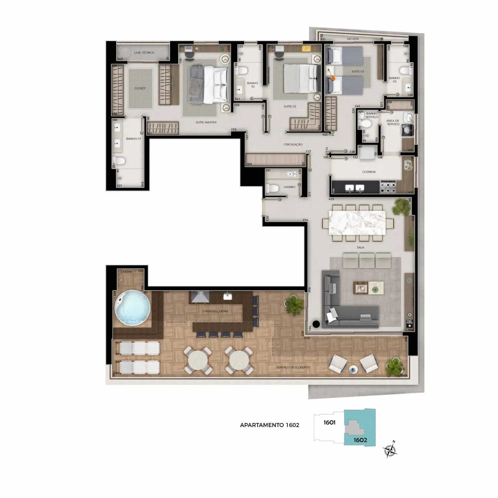 Planta - Ilha Bela Residence - Guará I | 3 quartos | Pronto para morar - Ricardo Passos - Corretor de Imóveis