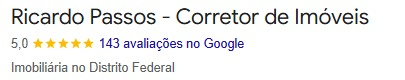 Feedbacks - Ricardo Passos - Corretor de Imóveis